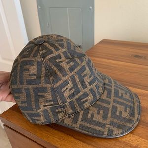 Fendi Zucca Print Cap - OSFM